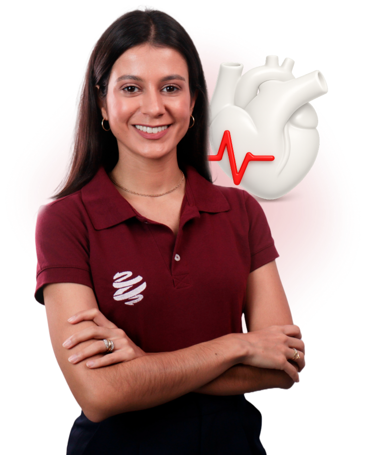 Dra. Julia Tormin, especialista em cardiologia