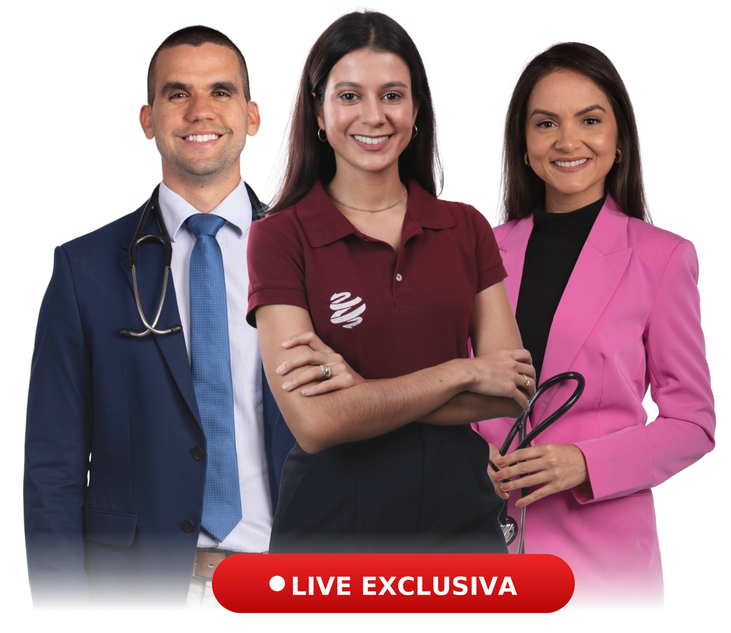 Palestrantes da Live Exclusiva sobre o European Society of Cardiology 2025